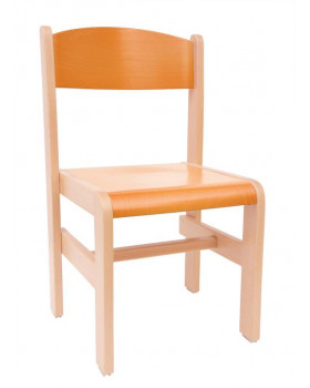 Faszék Extra - ülésmagasság 35 cm - narancssárga