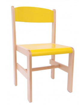Faszék Extra - ülésmagasság 38 cm - sárga