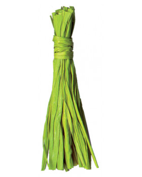 Természetes raffia világoszöld