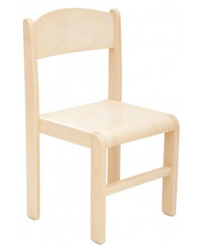Fa szék JUHAR - ülésmagasság 38 cm - natúr