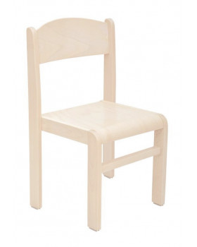 Fa szék JUHAR - ülésmagasság 38 cm - natúr