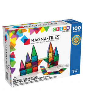 MAGNA-TILES - Clear Colors, 100 db