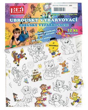 Kiszinezheto szalvettak – ZOO, 12 db