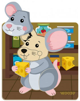 Baby puzzle - Egérke