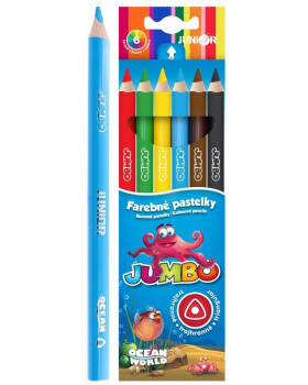 Színes ceruzák JUMBO, 6 db