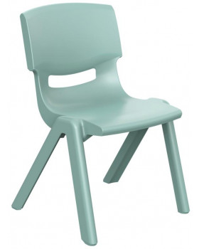 Műanyag szék - magasság 26 cm, pasztell zöld