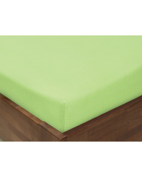 Gumis lepedő JERSEY 140 x 70 cm/zöld