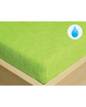 Gumis vízhatlan lepedő FROTÉ 120 x 60 cm/zöld