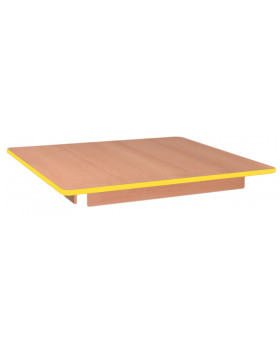 Asztallap, Bükk - négyzet - sárga