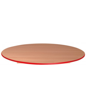Asztallap, Bükk - kör 90 - piros
