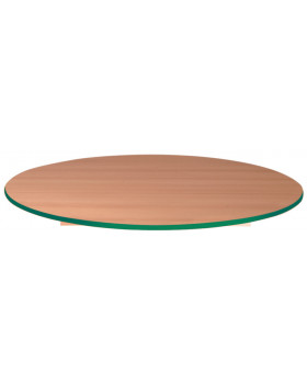 Asztallap, Bükk - kör 90 - zöld