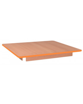 Asztallap, Bükk - négyzet - narancssárga
