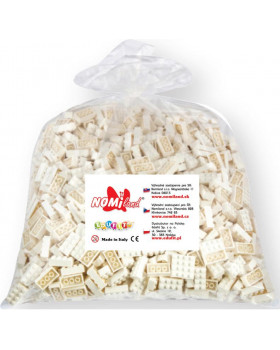 Qbriks kockák - 2x1 fehér - 250 db