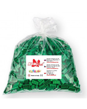 Qbriks kockák - 2x2 zöld- 250 db