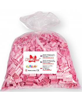 Qbriks kockák - 4x1 rózsaszín - 250 db