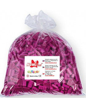 Qbriks kockák - 4x1 lila - 250 db