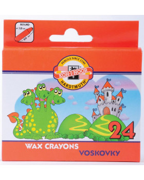 Viaszkréta - henger alakú - 24 színű