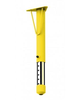 Állítható magasságú lábak - Fém, 4db, sárga