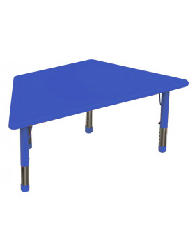 Műanyag asztallap - Trapéz, kék