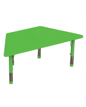 Műanyag asztallap - Trapéz, zöld