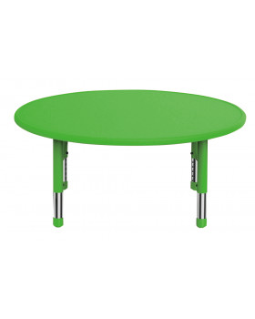 Műanyag asztallap - Kör, zöld