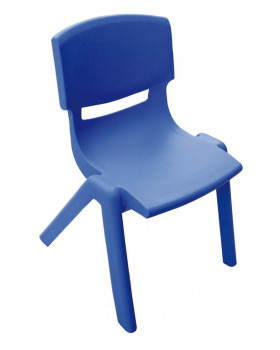 Műanyag szék - magasság 38cm, kék