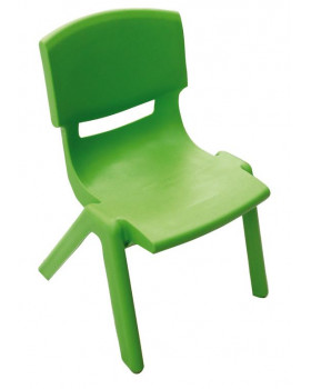 Műanyag szék - magasság 38cm, zöld