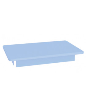 Színes asztallap - négyzet - kék