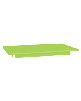 Színes asztallap - téglalap - zöld