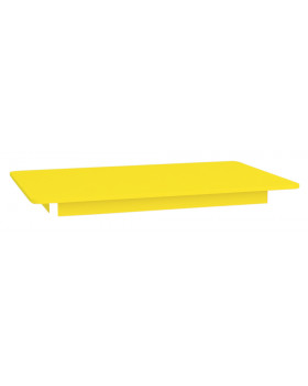 Színes asztallap - téglalap - sárga