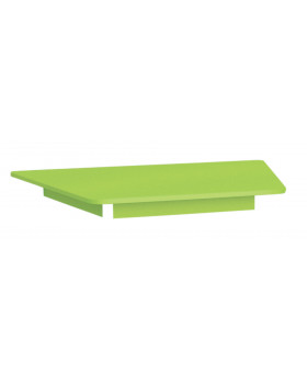 Színes asztallap - trapéz - zöld