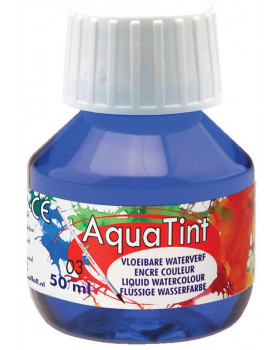 AquaTint vízfesték / tus - sötétkék, 50 ml