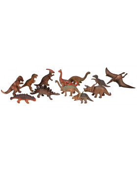 Műanyag állatkák - dinoszauroszok 12db