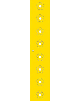 Ajtó Nagy - MDF Virág sárga