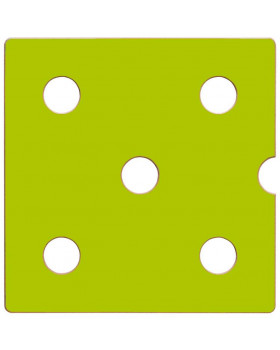 Ajtó NUMERIC sz. 5 - zöld