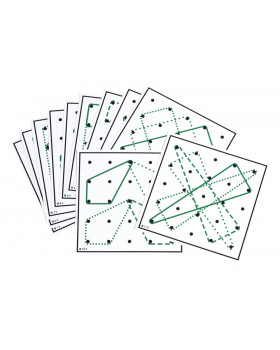 Kártyák a geometriai táblához