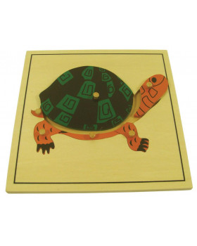 Puzzle kirakó - teknősbéka