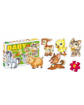 Baby puzzle - háziállatok