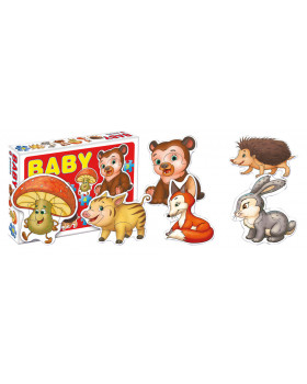Baby puzzle - vadállatok
