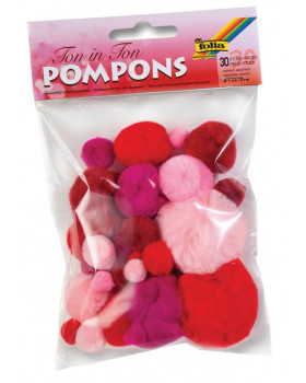 Pompon - piros árnyalatok