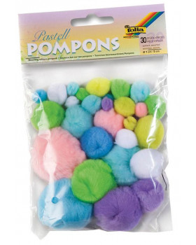Pompon - pasztell árnyalatok