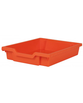 Műanyag tároló, kicsi - narancssárga - mélysége 42,7 cm