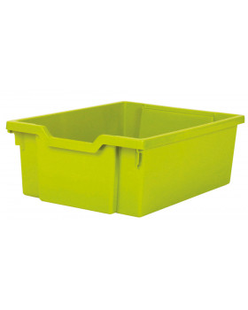 Műanyag tároló, közepes - világoszöld - mélysége 42,7 cm