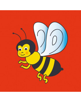 Párna varázsmintával - méhecske