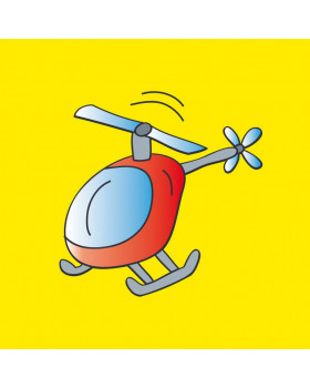 Párna varázsmintával - helikopter