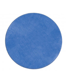 Egyszínű szőnyeg, átmérő 1 m - kék