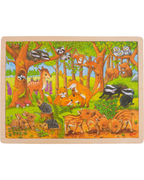 Puzzle - Az erdőben - Kicsinyek