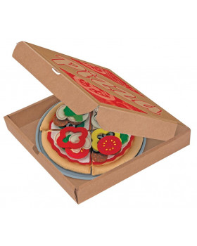 Filcből készült pizza