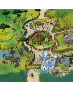 Alátétek tematikus játékokhoz -  ZOO