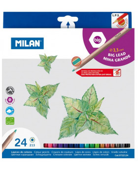 MILAN hatszögletű ceruza - 24 db